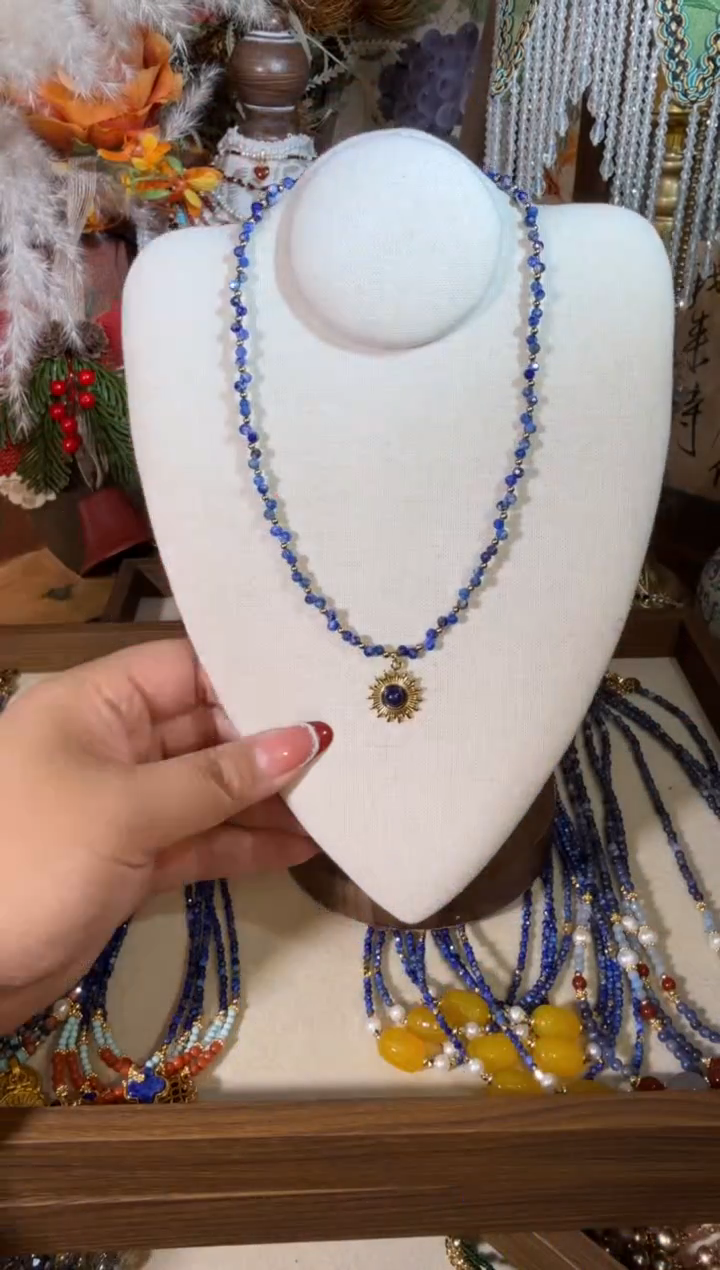 未镶嵌青金石项链771