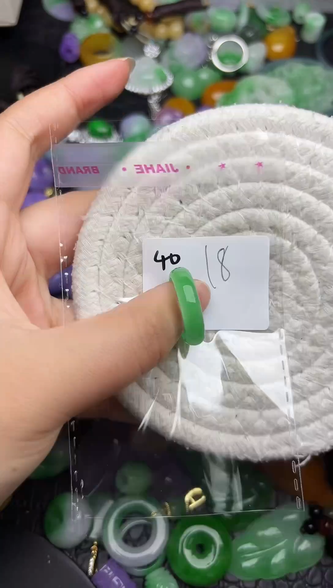 颈饰未镶嵌翡翠缅甸翡翠吊坠