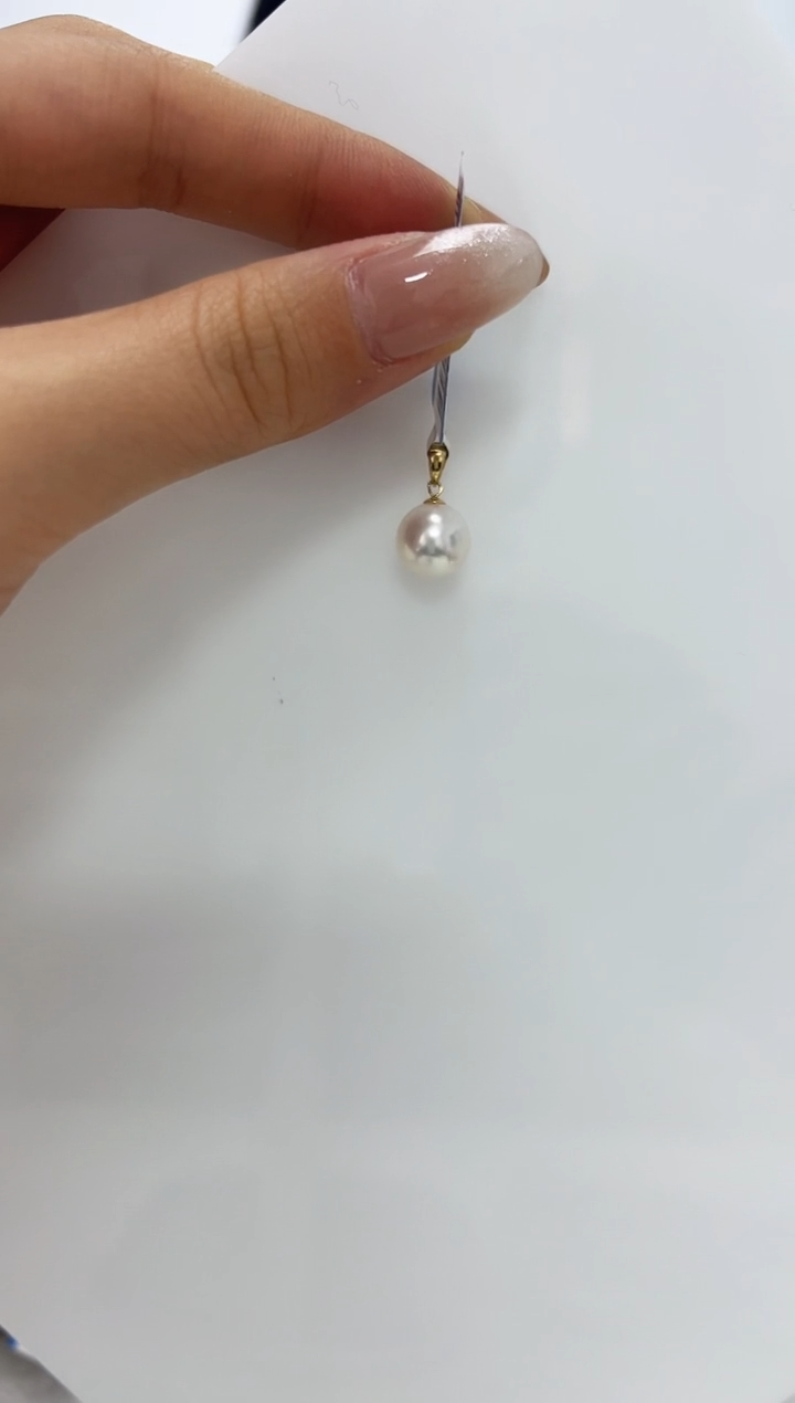 【闪购商品】海水珍珠DA18K金镶嵌吊坠 9 A1052