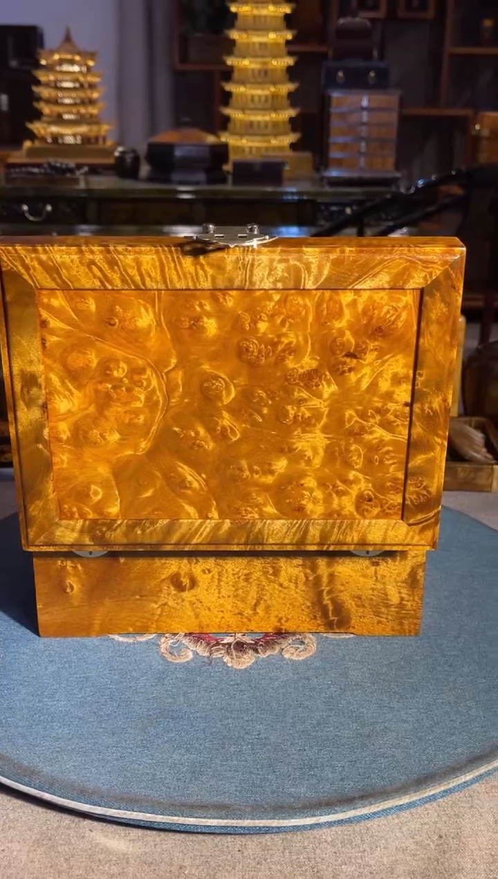 乌木类成套家具瘤疤首饰盒 5