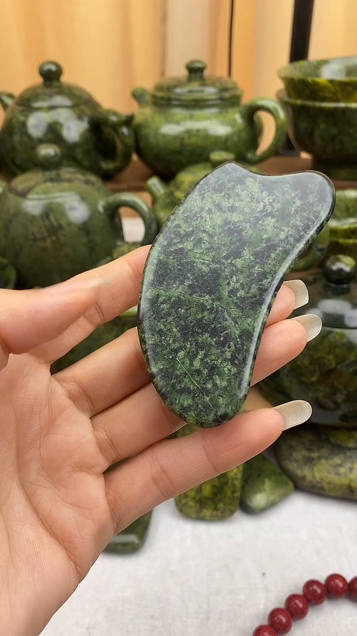 【闪购商品】蛇纹石玉板板未镶嵌板板