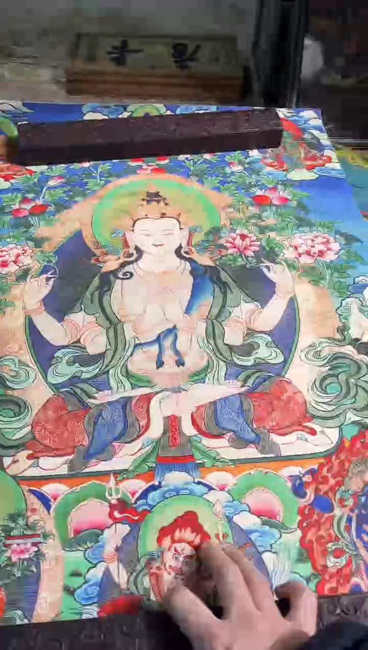 卷轴画路路的唐卡tk160