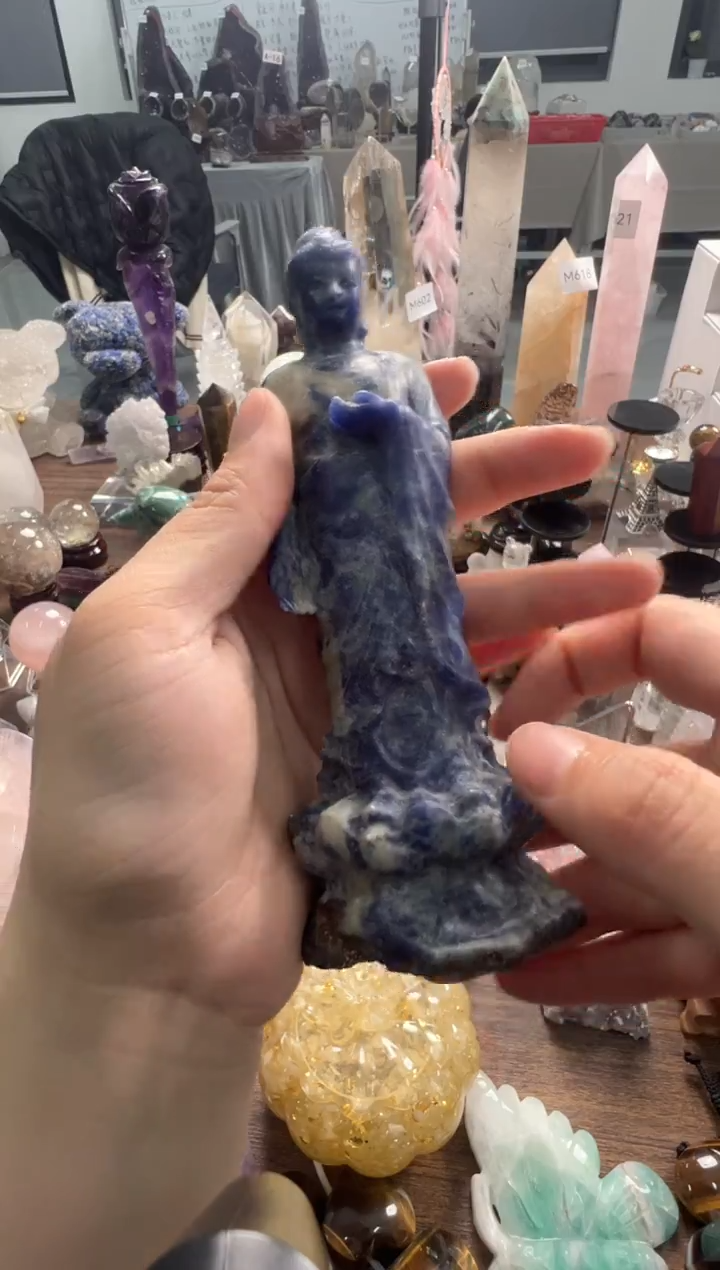 未镶嵌青金石摆件M836 约15.4cm