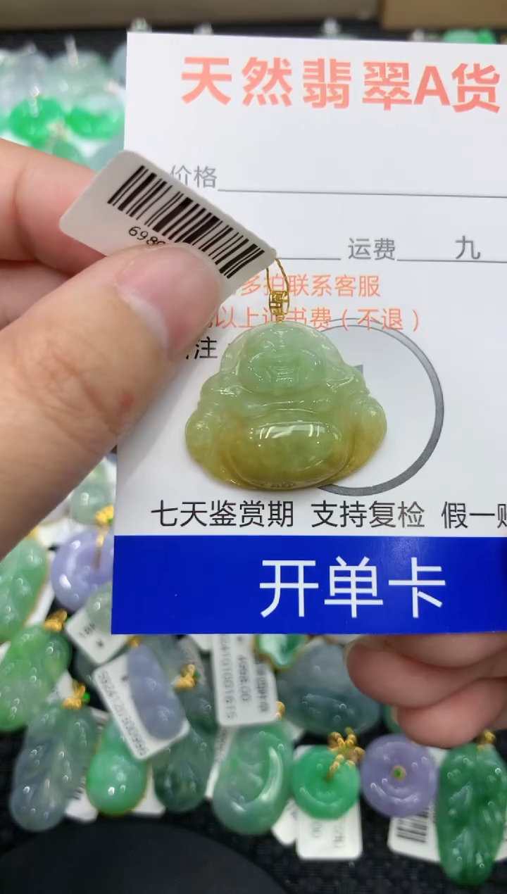 【闪购商品】翡翠颈饰18K金镶嵌111111111111