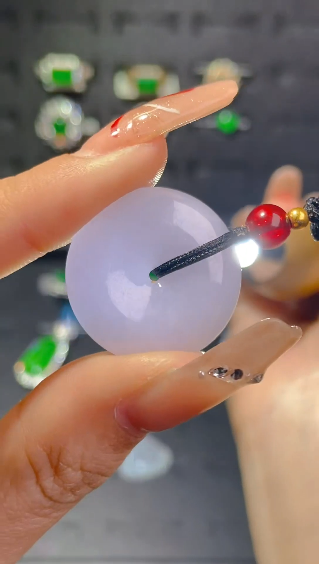 【闪购商品】翡翠颈饰未镶嵌天然翡翠A货74