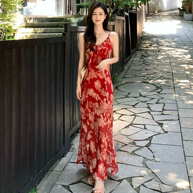 Hangsixiang.小爽【晴天】度假连衣裙98967