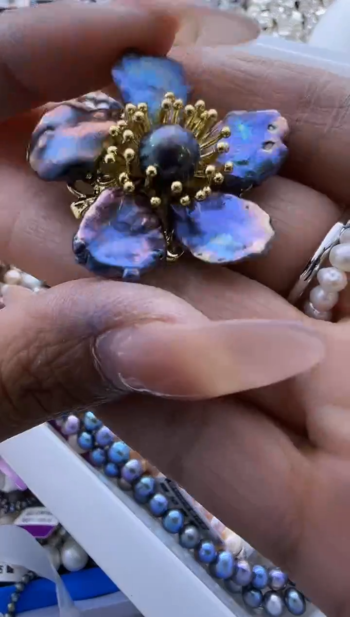 【闪购商品】淡水珍珠胸针未镶嵌400