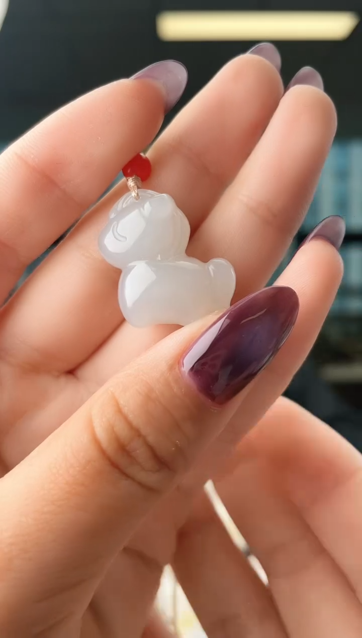 颈饰未镶嵌和田玉随型小马 xp