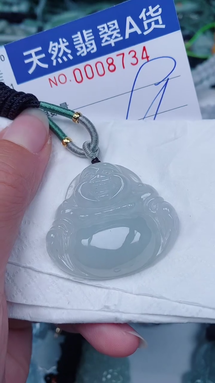 翡翠未镶嵌颈饰00008734