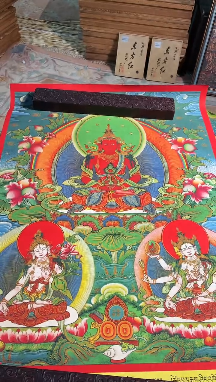卷轴画路路的唐卡tk160