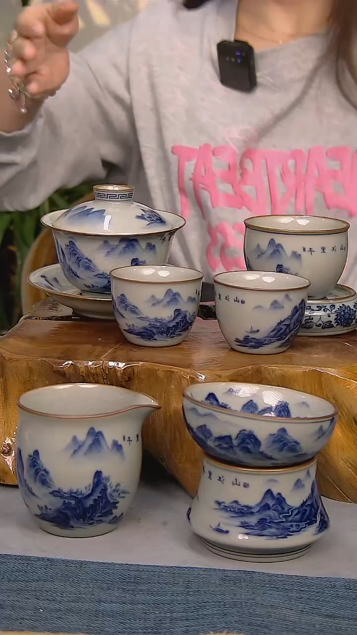 【闪购商品】简装家用款7件套 陶瓷家用茶具系列