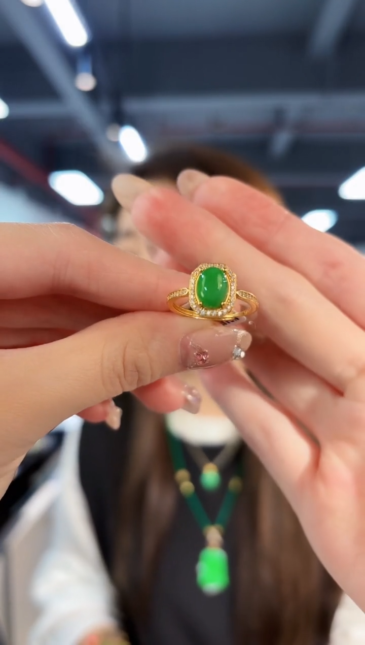 【闪购商品】翡翠戒指未镶嵌缅料A货/支持复检/一件