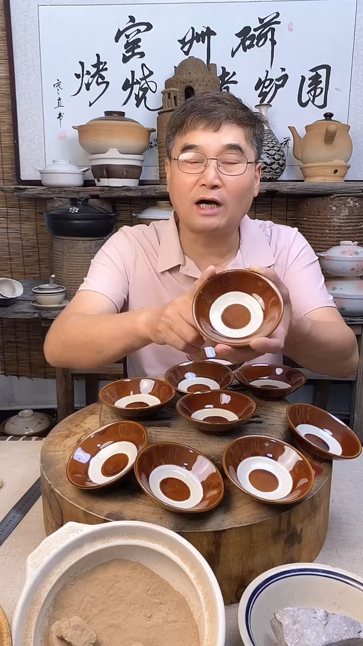 陶土酒碗茶碗（10只）