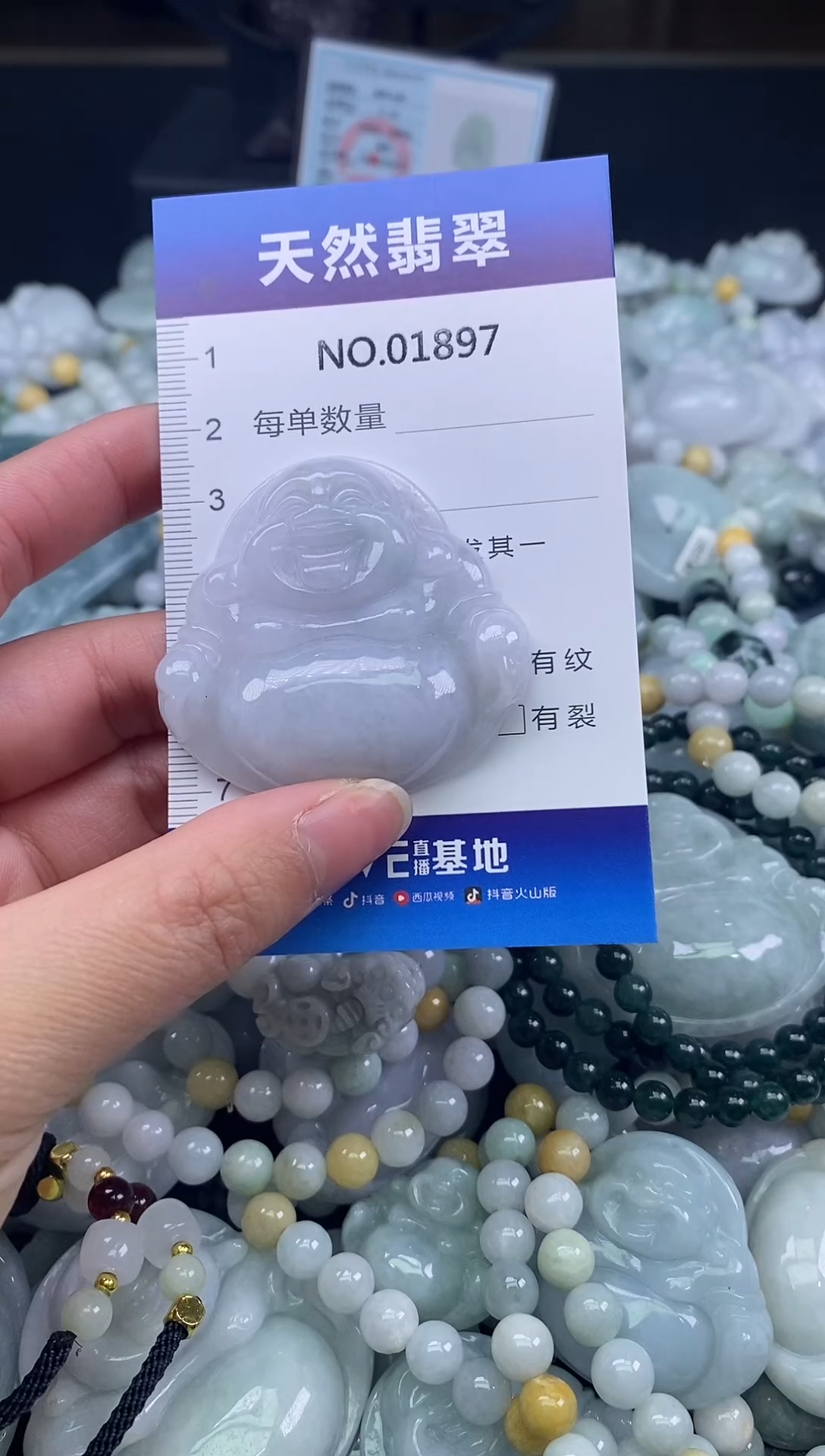 颈饰未镶嵌翡翠天然缅甸翡翠A1897