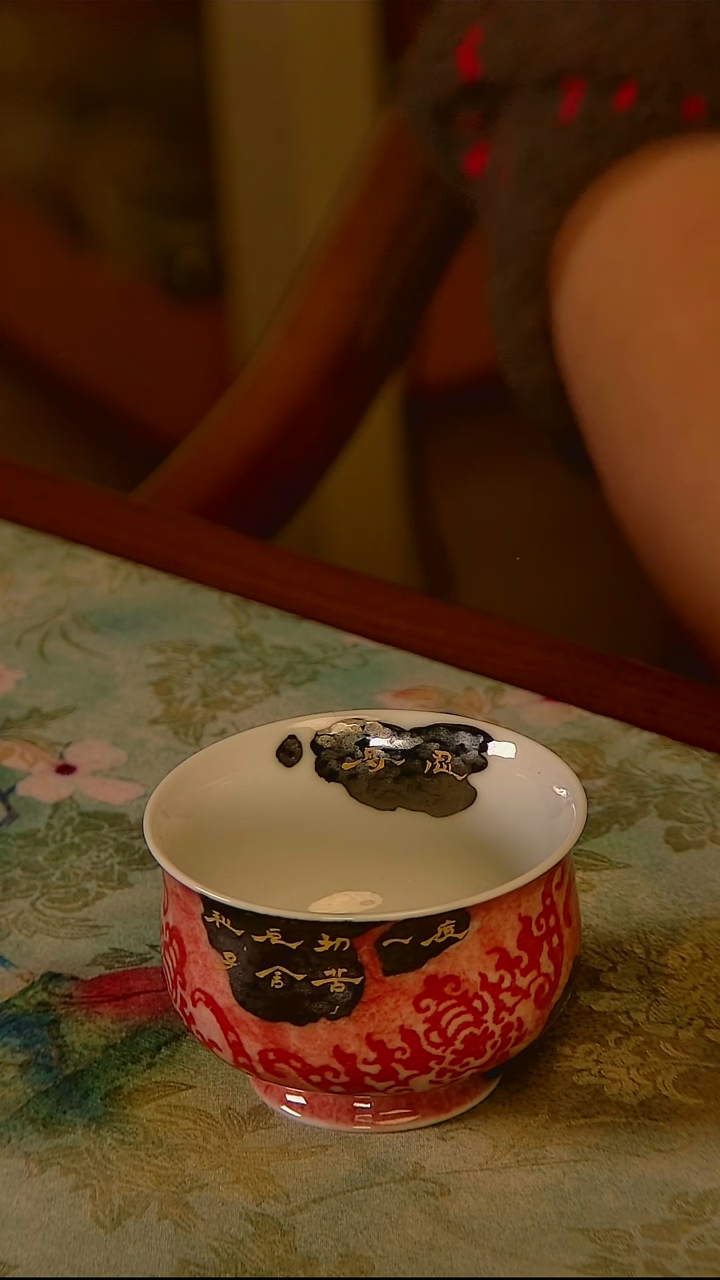 杯手工手绘杯杯很美丽