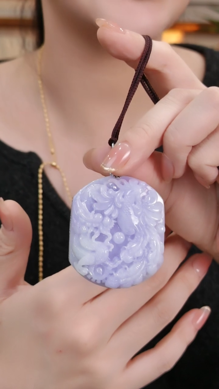 颈饰未镶嵌翡翠国风