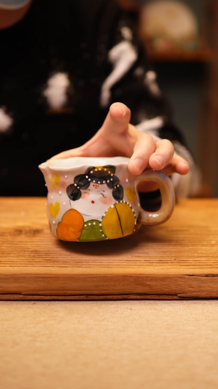 【闪购商品】@@陶园瓷舍@@纯手工手绘@高温釉下彩