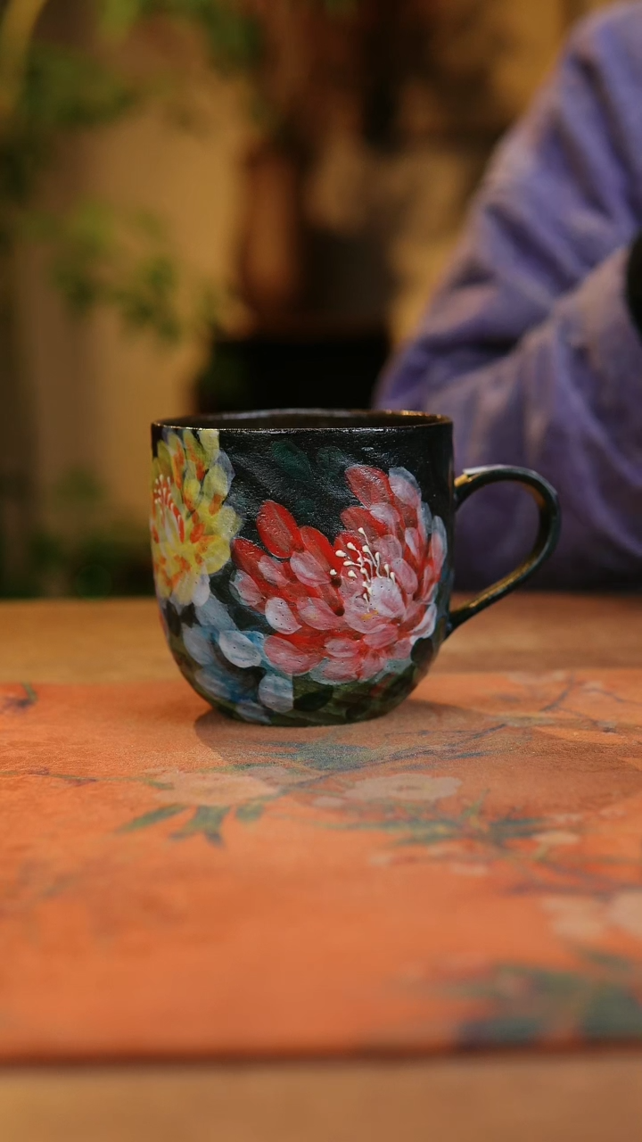 【闪购商品】瓷片1822景德镇手工手绘釉下彩高温瓷