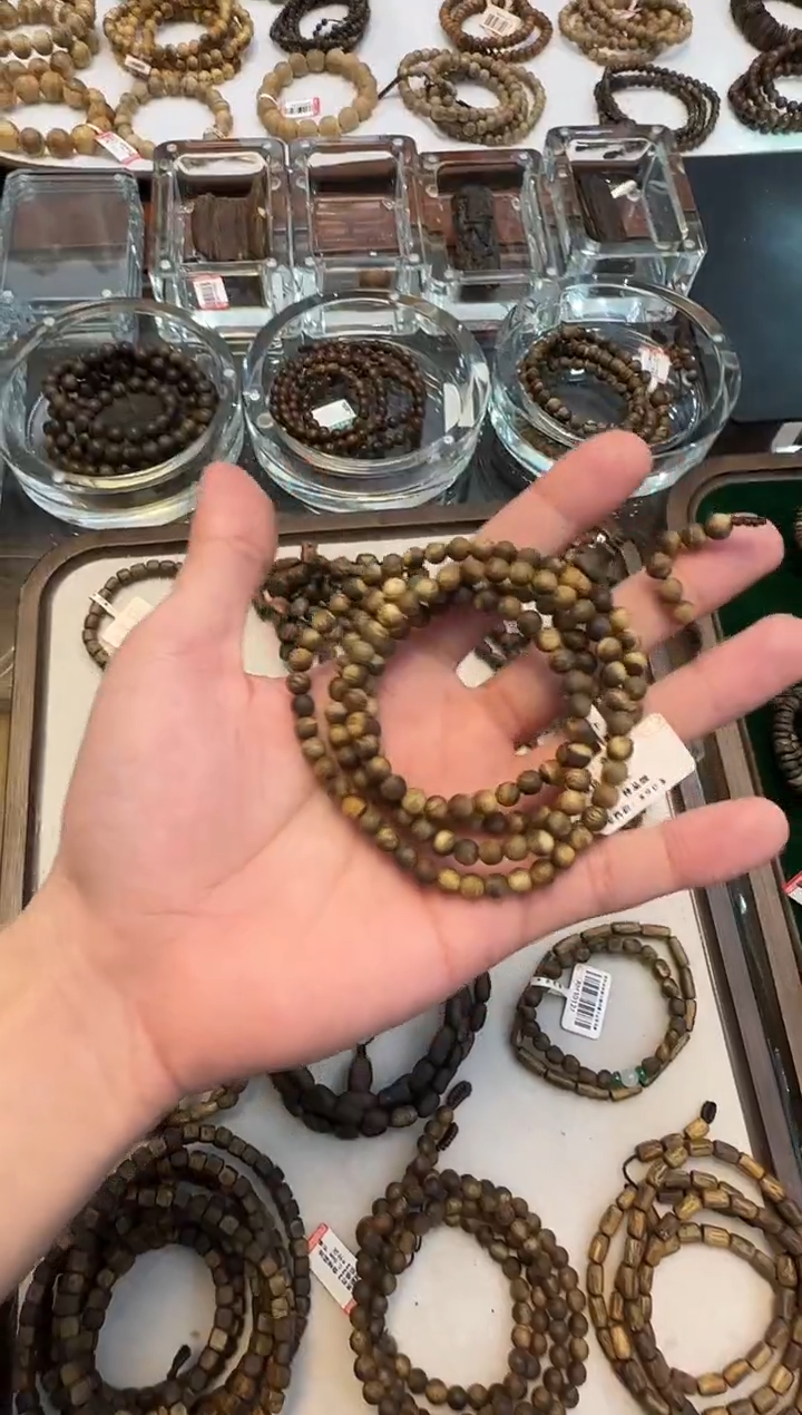 【闪购商品】绿棋圆珠多圈0.5m8克多样性发一沉香