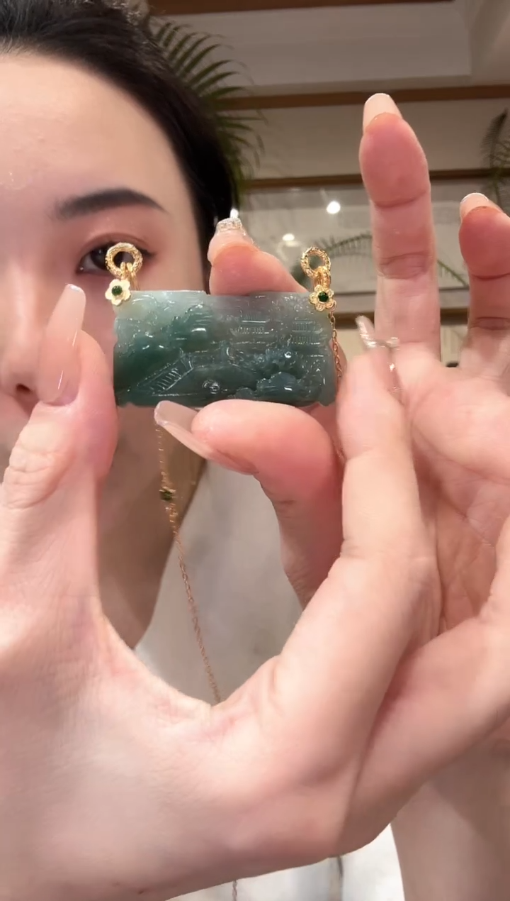 【闪购商品】翡翠颈饰未镶嵌国风