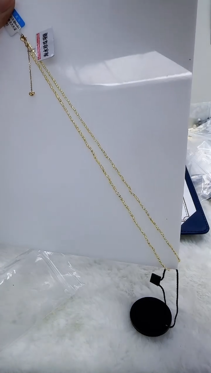 未镶嵌海水珍珠DA海水keshi项链带大证 ss192