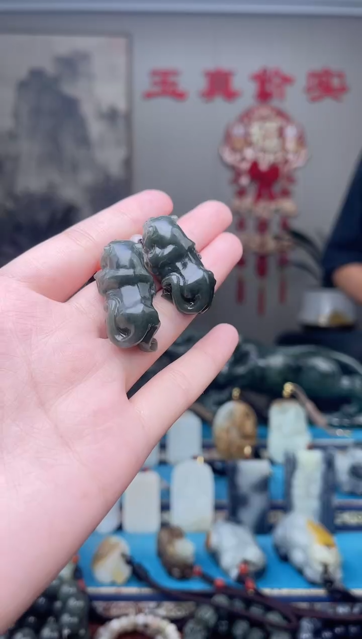 和田玉未镶嵌挂件1多样性发 拍一发一