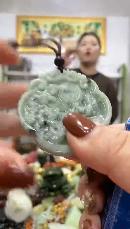 未镶嵌岫玉挂件 