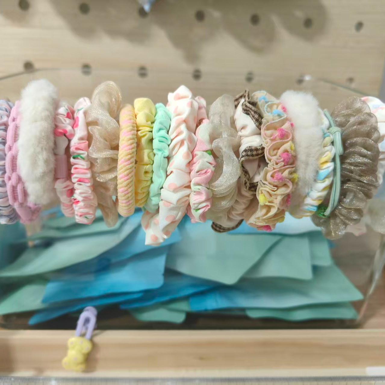 可爱甜美简约ins风少女扎头发皮筋发绳发饰新款.