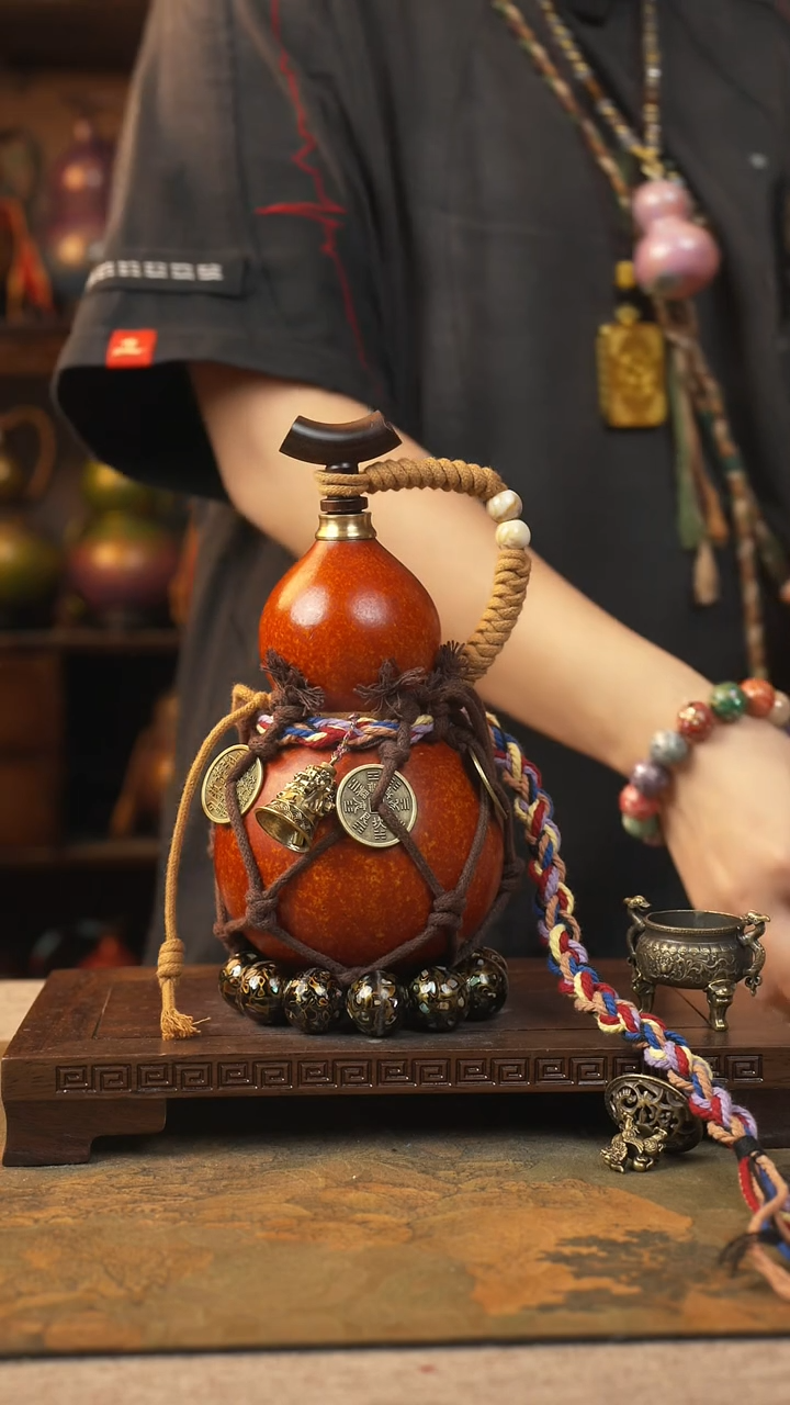 143大漆葫芦一物一拍记葫堂出品不带手串
