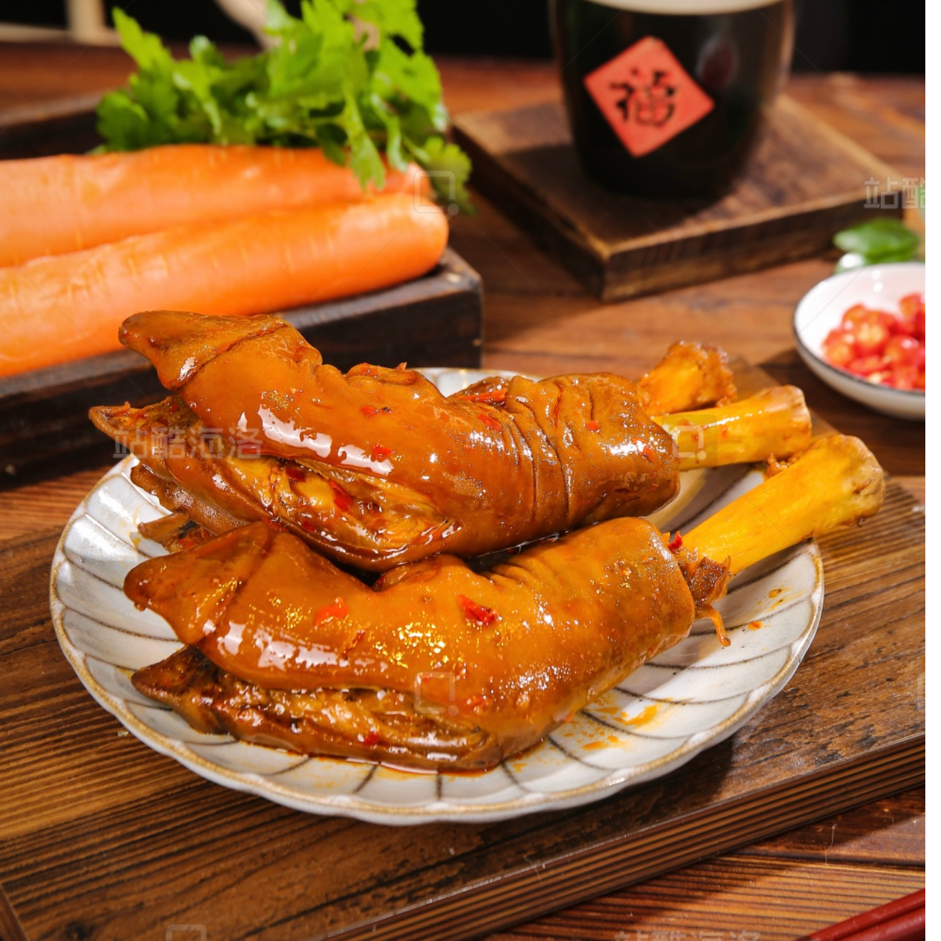 顺丰陕北山羊蹄整只不膻熟食