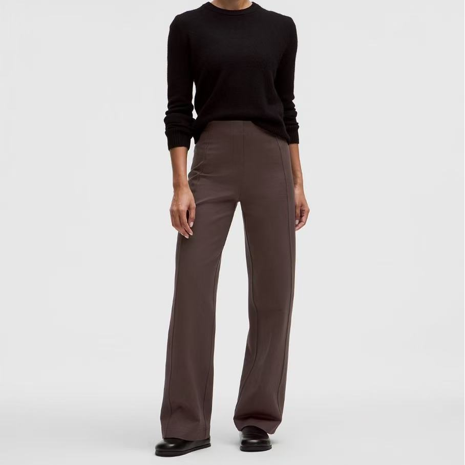 lululemon Stretch Knit Straight 女士高腰直筒裤32.5寸