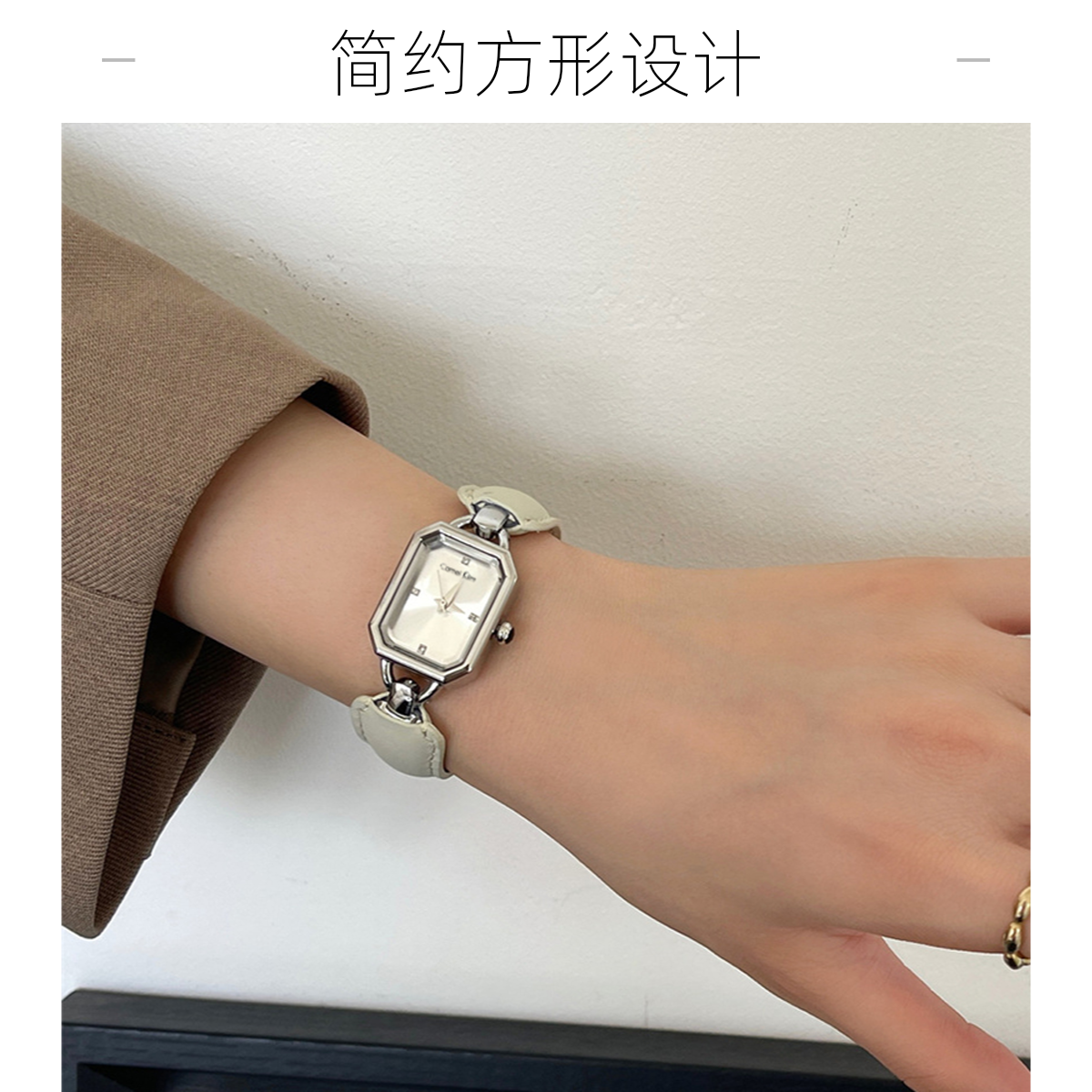 【小ck】小方糖腕表时尚小方表简约气质轻奢时尚女士简约腕表精致