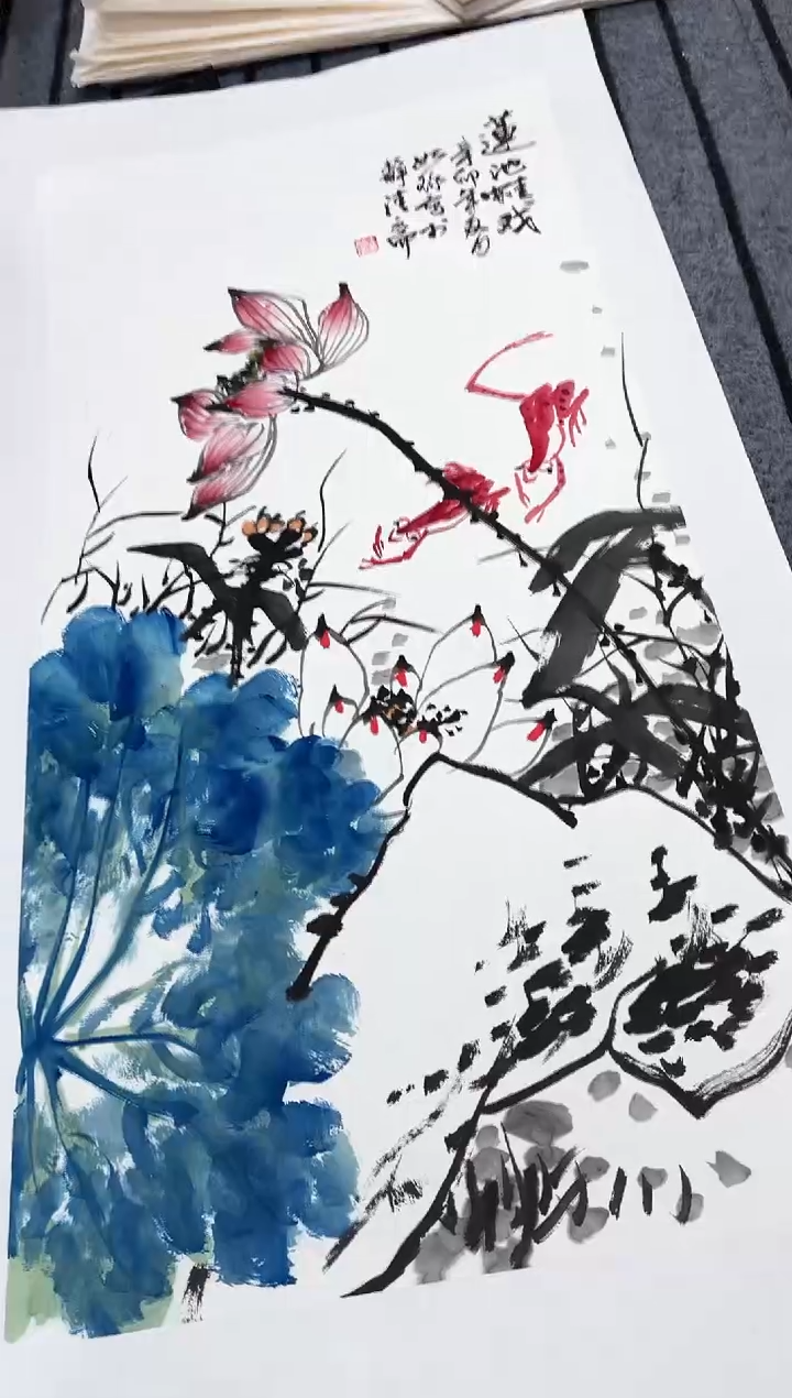 精品国画花鸟作品