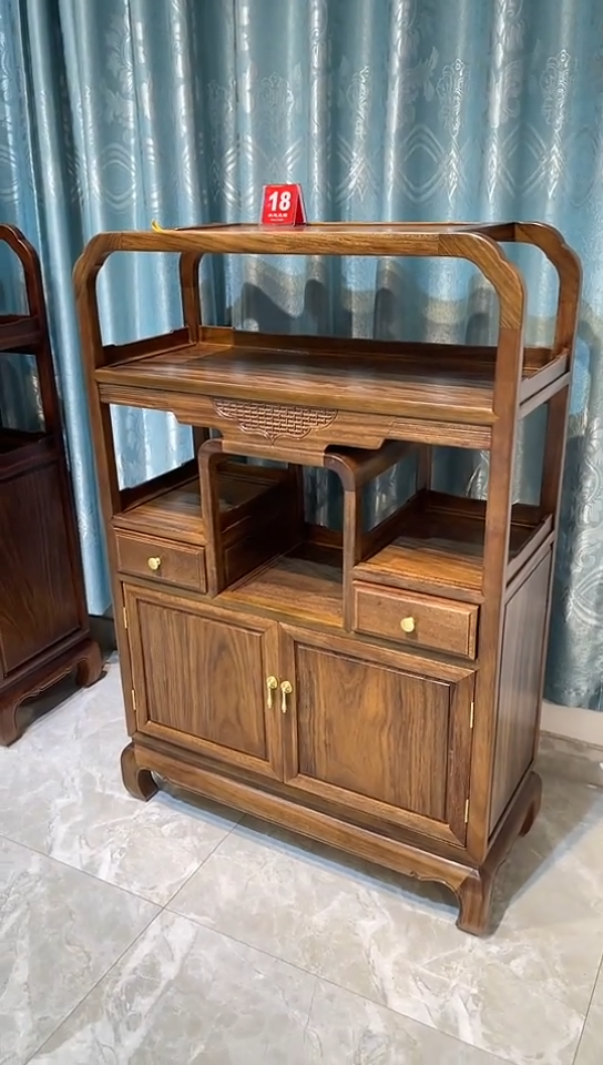 【闪购商品】黑酸枝木类成套家具茶水柜86*36*128