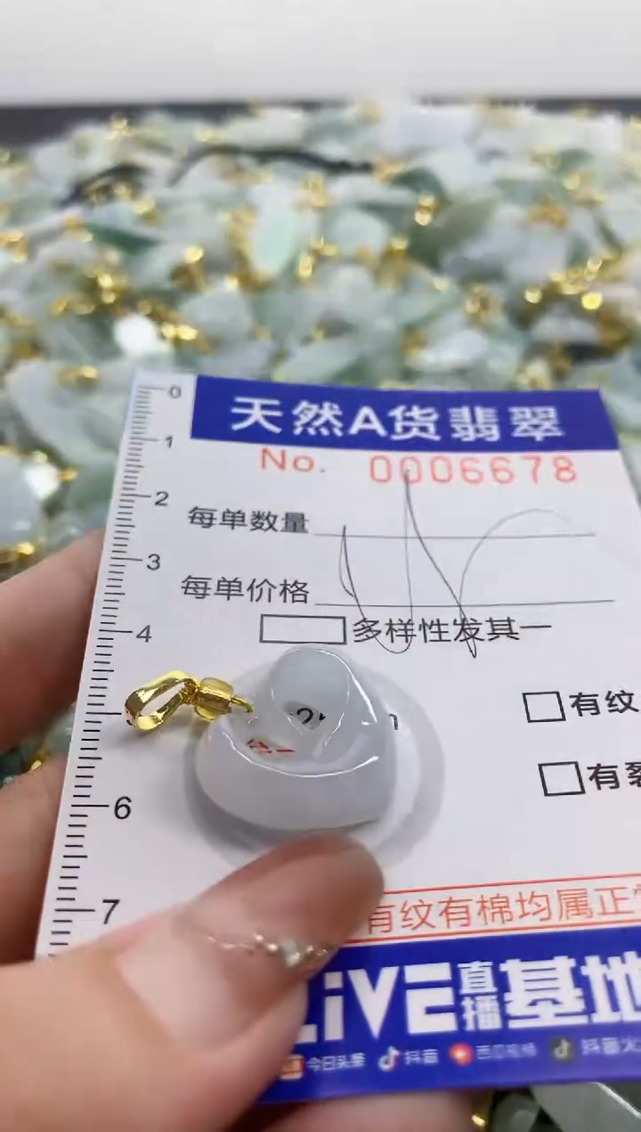 颈饰未镶嵌翡翠天然A货翡翠