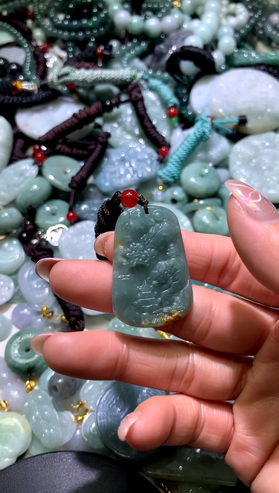 吊坠(不含链)未镶嵌翡翠1