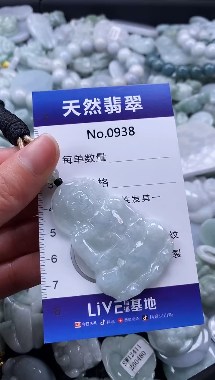 【闪购商品】翡翠颈饰未镶嵌缅甸A货翡翠0938