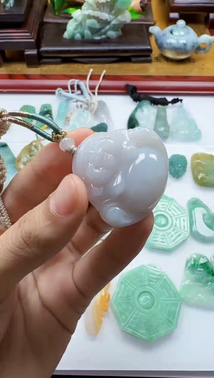 吊坠(不含链)未镶嵌翡翠1