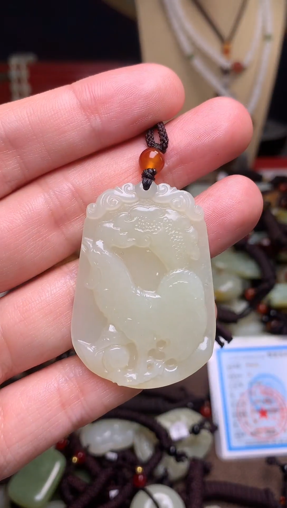 颈饰未镶嵌和田玉新疆料青海料清水和田玉吊坠
