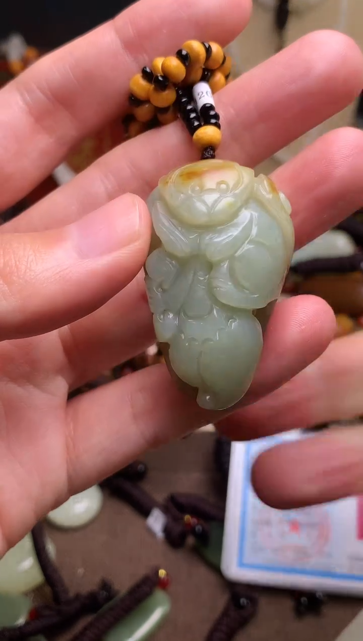 颈饰未镶嵌和田玉新疆料青海料清水和田玉吊坠