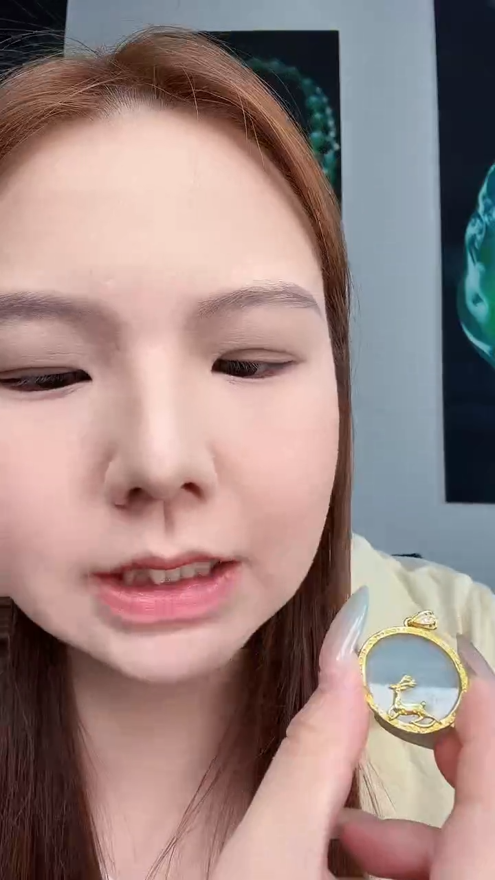 翡翠未镶嵌颈饰DLZ25080802多样性发其一