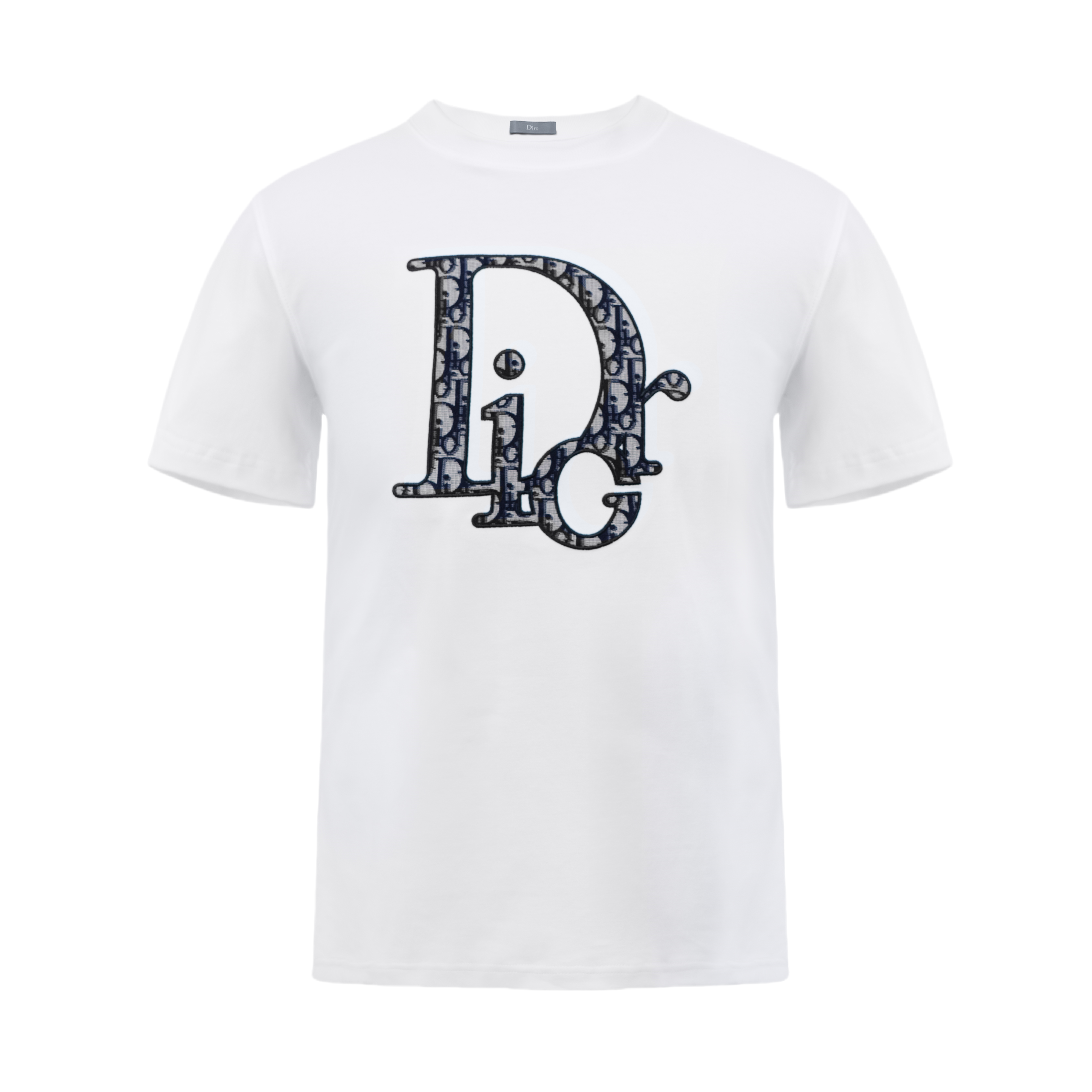 DIORA.RIM夏季舒适休闲时尚刺绣款常规T恤80D1