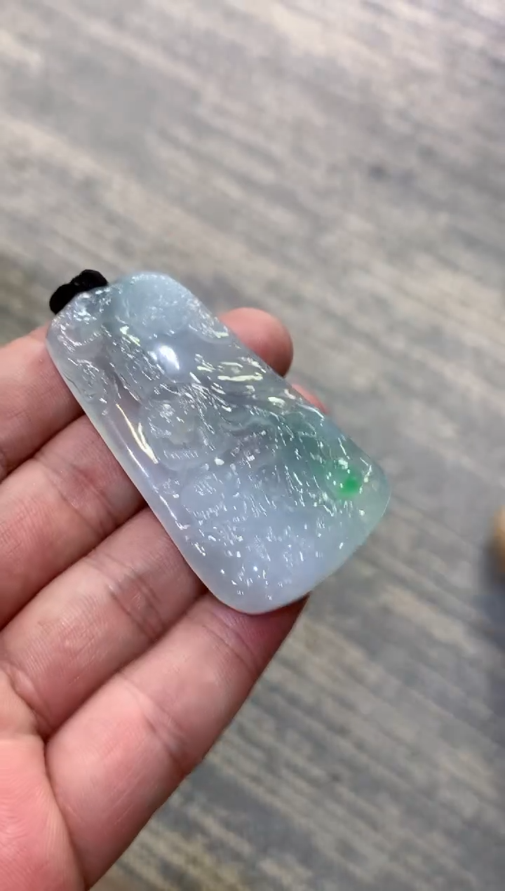 颈饰未镶嵌翡翠天然A货翡翠