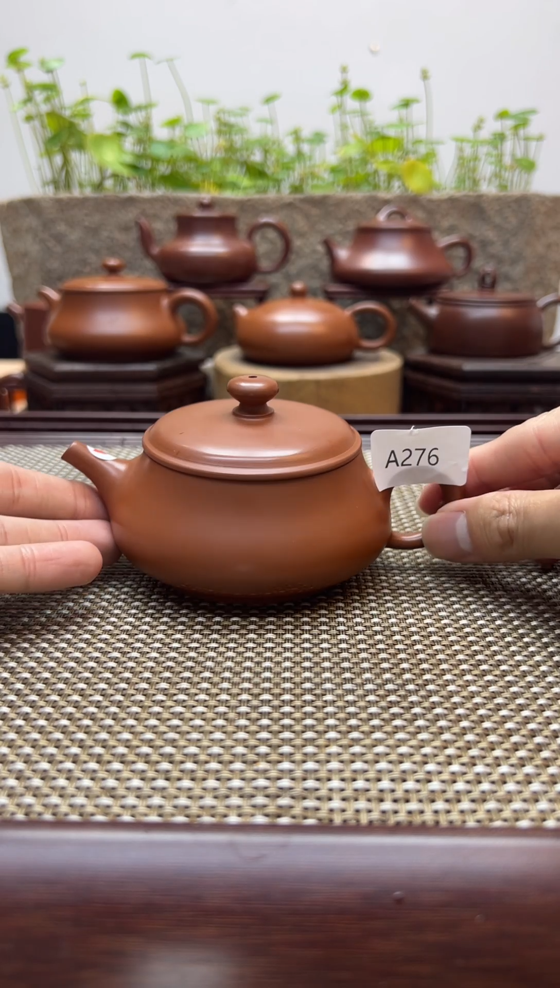 【闪购商品】朱泥茶壶微瑕 原矿全手工  A276 130cc