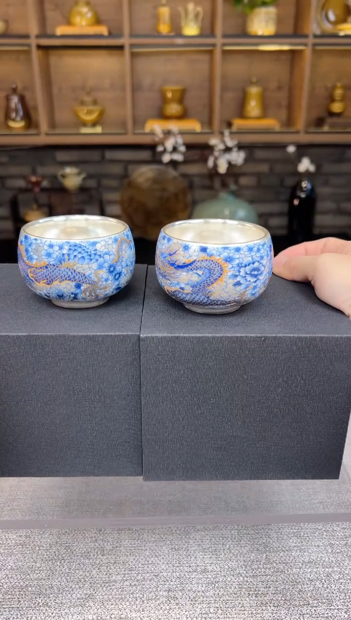 【闪购商品】无尽藏  银杯一对 加礼盒