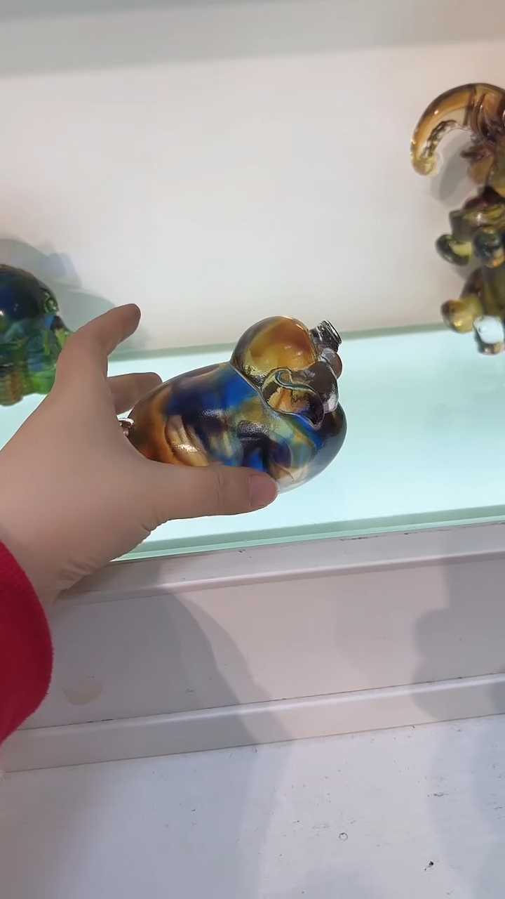 手工艺品琉璃猪猪