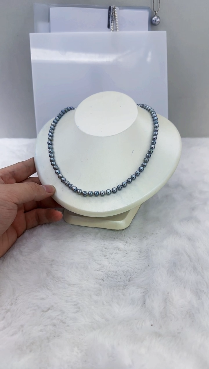 未镶嵌海水珍珠DA珍珠串链5-6  y175