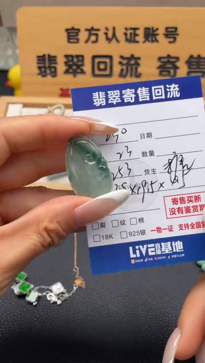 颈饰未镶嵌翡翠10148069