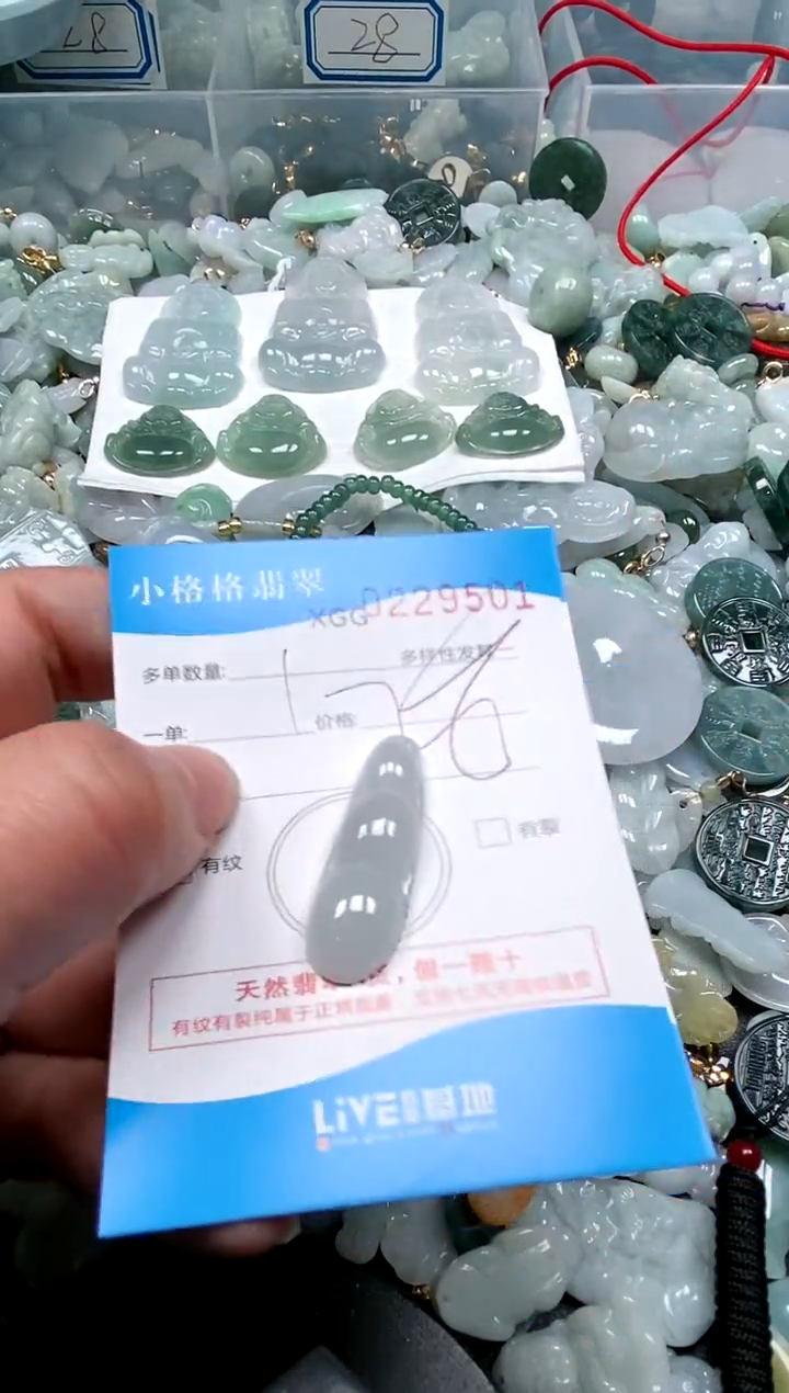 【闪购商品】翡翠颈饰未镶嵌闪购商品0229501