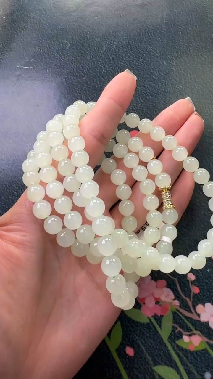 和田玉未镶嵌颈饰项链